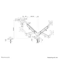 NEOMOUNTS Desk Mount ultra flat clamp – pilt 20