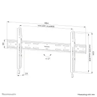 NEOMOUNTS WL30S-850BL18 Wall Mount – pilt 2
