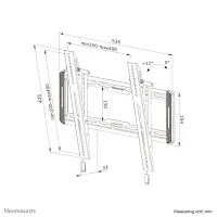 NEOMOUNTS WL35-550BL14 Tilt Wallmount – pilt 2