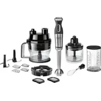 Hand Blender Bosch MSM881X2 Black/Stainless steel, Hand Blender, 800 W, Number of speeds 12, Mini chopper