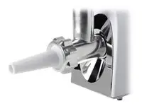 Tristar | VM-4210 Meat Grinder | White | 3 Stainless steel grinding plates, Aluminum grinder head, Aluminum hopper tray, Sausage stuffer, Kubbe attachment, Sausage accessory, Stainless steel blade