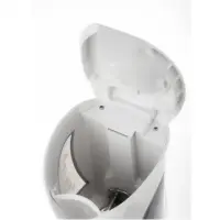 Adler AD 03 Standard kettle, Plastic, White, 900 W, 1 L,