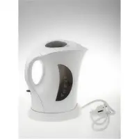 Adler AD 03 Standard kettle, Plastic, White, 900 W, 1 L,