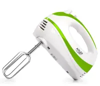 Adler | Mixer | AD 4205 g | Hand Mixer | 300 W | Number of speeds 5 | Turbo mode | White/Green – pilt 2