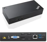 Lenovo 03X7194 sülearvuti dokk ja pordireplikaator Juhtmega ühendatud USB 3.2 Gen 1 (3.1 Gen 1) Type-C Must