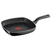 TEFAL SO INTENSIVE D5034052 Grill Pan, 26x26 cm, Suitable for gas, electric, ceramic cookers, Black, Non-stick coating, Fixed handle