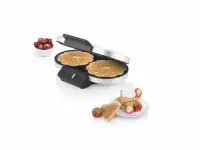 Waffle maker Princess 132394 Black/Stainless steel, 1200 W, Heart shape, Number of waffles 10