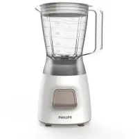 Philips Blender Daily Collection HR2052 Tabletop, 350 W, Jar material Plastic, Jar capacity 1.25 L, Ice crushing, White