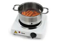 Tristar | Free standing table hob | KP-6185 | Number of burners/cooking zones 1 | Rotary | Electric | Black, White – pilt 20