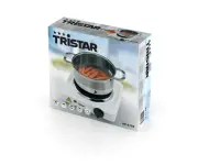 Tristar | Free standing table hob | KP-6185 | Number of burners/cooking zones 1 | Rotary | Electric | Black, White – pilt 16