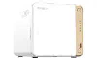 QNAP TS-462-2G võrkupääsu- ja varundusserver NAS Tower Ethernet LAN Valge N4505
