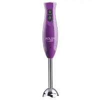 Hand Blender Adler AD 4611 Purple, 300 W, Hand Blender, Number of speeds 2, Shaft material Stainless steel