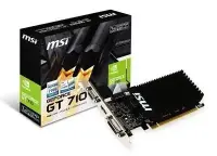 MSI GT 710 1GD3H LP graafikakaart NVIDIA GeForce GT 710 1 GB GDDR3
