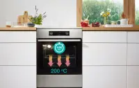 Gorenje | Cooker | GECS5B70CLI | Hob type Vitroceramic | Oven type Electric | Beige | Width 50 cm | Depth 59.4 cm | Energy efficiency class A | 70 L – pilt 3