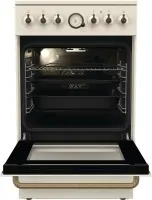 Gorenje | Cooker | GECS5B70CLI | Hob type Vitroceramic | Oven type Electric | Beige | Width 50 cm | Depth 59.4 cm | Energy efficiency class A | 70 L – pilt 26