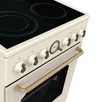 Gorenje | Cooker | GECS5B70CLI | Hob type Vitroceramic | Oven type Electric | Beige | Width 50 cm | Depth 59.4 cm | 70 L – pilt 25
