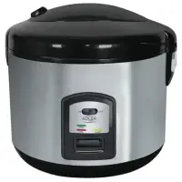 Adler | AD 6406 | 1000 W | Stainless steel/Black