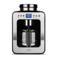 Caso | Design Compact Coffee Maker with Grinder | Pump pressure Not applicable bar | 600 W | Manual | Black/Stainless steel