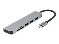 GEMBIRD Multi Port Adapter USB Type C