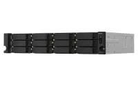 QNAP 12-Bay NAS TS-1264U-RP-4G N5105/N5095 4-core/4-thread processor, Processor frequency 2.9 GHz, 4 GB, DDR4, 2x2.5 Gigabit Ethernet Port, 2xType A USB3.2 Gen2, 2xUSB 2.0 port, 1xPCIe Slot