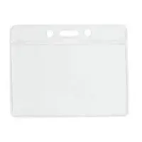 Kaardihoidja PVC 54x86mm (67x107 välismõõt), horisontaalne, riputusaasaga