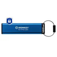 Kingston Technology IronKey Keypad 200 USB-välkmälu 128 GB USB tüüp A 3.2 Gen 1 (3.1 Gen 1) Sinine – pilt 11