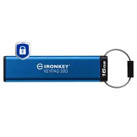 Kingston Technology IronKey Keypad 200 USB-välkmälu 16 GB USB tüüp A 3.2 Gen 1 (3.1 Gen 1) Sinine – pilt 5