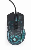 MOUSE USB OPTICAL GAMING/BLACK MUSG-RGB-01 GEMBIRD