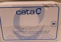 SALE OUT. CATA | Hood | GL 45 X /C | Built-in | Energy efficiency class A | Width 50 cm | 820 m³/h | Touch | EcoLed | Stainless steel | DAMAGED PACKAGING, DENTED FRAME | 36 month(s) – pilt 12
