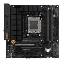 Asus | TUF GAMING B650M-PLUS WIFI | Processor family AMD | Processor socket AM5 | DDR5 DIMM | Memory slots 4 | Supported hard disk drive interfaces 	SATA, M.2 | Number of SATA connectors 4 | Chipset AMD B650 | micro-ATX