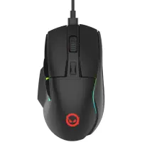 LORGAR Jetter 357, gaming mouse, Optical Gaming Mouse with 6 programmable buttons, Pixart ATG4090 sensor, DPI can be up to 8000, 30 million times key life, 1.8m PVC USB cable, Matt UV coating and RGB lights with 4 LED flowing mode, size:124.90*71.65*41.36mm, 115g