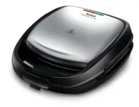 TEFAL | Sandwich Maker | SW341D12 Snack Time | 700 W | Number of plates 2 | Stainless Steel/Black