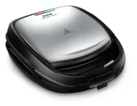 TEFAL | Sandwich Maker | SW341D12 Snack Time | 700 W | Number of plates 2 | Stainless Steel/Black