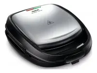 TEFAL | Sandwich Maker | SW341D12 Snack Time | 700 W | Number of plates 2 | Stainless Steel/Black