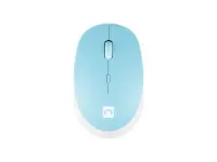 Natec | Mouse | Harrier 2 | Wireless | Bluetooth | White/Blue