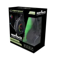 Esperanza EGH470 Mänguri Kõrvaklapid Nightshad HX470 RGB LED