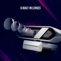 LORGAR Rapax 701, Streaming Camera,2K 1080P/60fps, 1/3'',4Mega CMOS Image Sensor, Auto Focus, Built-in high sensivity low noise cancelling Microphone,white coating color, USB 2.0 Type C , L=2000mm, size: 105x46.8x62.5mm, Weight: 108g