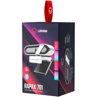 LORGAR Streaming Webcam Rapax 701 1080p 60fps White – pilt 10