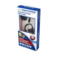 Esperanza EH188R  Bluetooth Sport Kõrvaklapid Punane – pilt 2