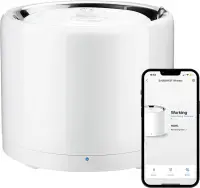 PETKIT | Smart Pet Drinking Fountain | Eversweet 3 Pro (Wireless Pump) | Capacity 1.8 L | Filtering | Material Stainless Steel, ABS | White