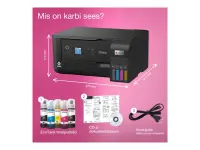 Epson | Multifunctional printer | EcoTank L3560 | Inkjet | Colour | Inkjet Multifunctional Printer | A4 | Wi-Fi | Black – pilt 12