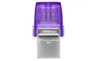 Kingston Technology DataTraveler microDuo 3C USB-välkmälu 128 GB USB Type-A / USB Type-C 3.2 Gen 1 (3.1 Gen 1) Roostevaba teras, Lilla – pilt 11