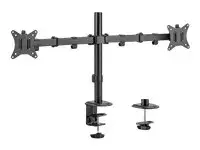 GEMBIRD Adjustable desk 2-display mount