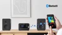 Sharp XL-B520D(BK) Tokyo Hi-Fi Micro System 2.0, FM/DAB/DAB+/USB, CD, Bluetooth 5.0, Aux-in, Black | Sharp | Tokyo Hi-Fi Micro System 2.0 | XL-B520D(BK) | Bluetooth | Black – pilt 9
