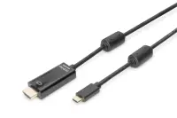 Digitus USB Type-C adapter cable, Type-C to HDMI A M/M, 2.0m, 4K/60Hz, 18GB, bl, gold | Digitus | USB Type-C adapter cable | AK-300330-020-S | USB-C to HDMI USB Type-C