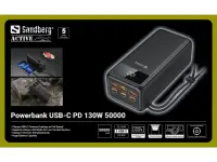 SANDBERG Powerbank USB-C PD 130W 50000 – pilt 5
