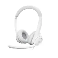 LOGI H390 USB Computer Headset - WHITE