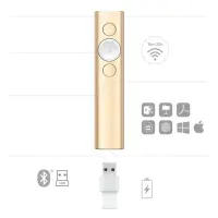 Logitech Spotlight juhtmevaba esitluspult Bluetooth/RF Kuld