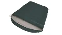Easy Camp | Moon 200 Double | Sleeping Bag | 220 x 150 cm | 2 way open - auto lock, L-shape | Teal