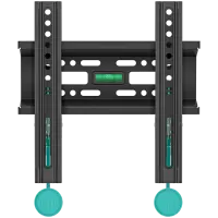 ONKRON Fixed TV Wall Mount for 17 to 43-inch Flat Panel TVs Digital Panels 30 kg, Black